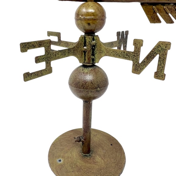 Vintage Rustic Trotting Horse Tabletop Weathervane decorative brown metal - Picture 6 of 14